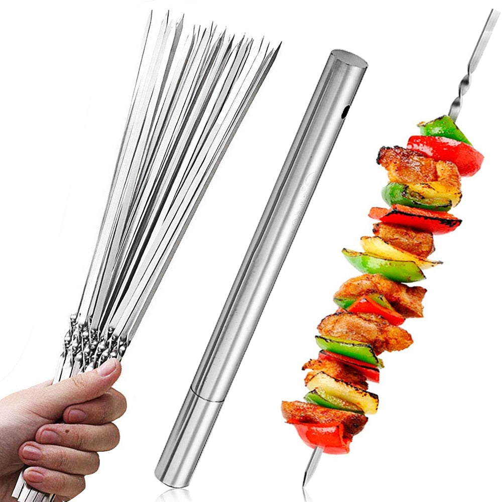 Spieße für den wiederverwendbaren Grill