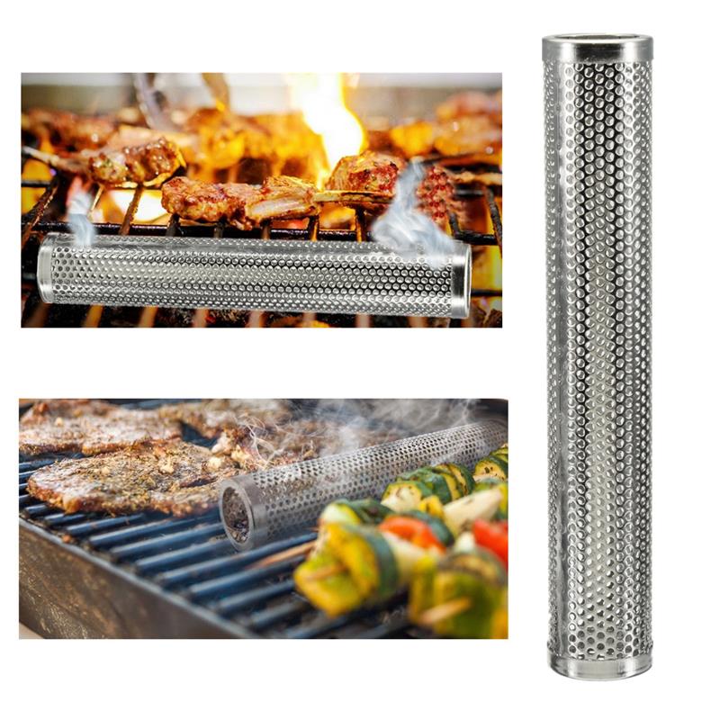 Rundes BBQ Grill Hot Cold Smoking Mesh