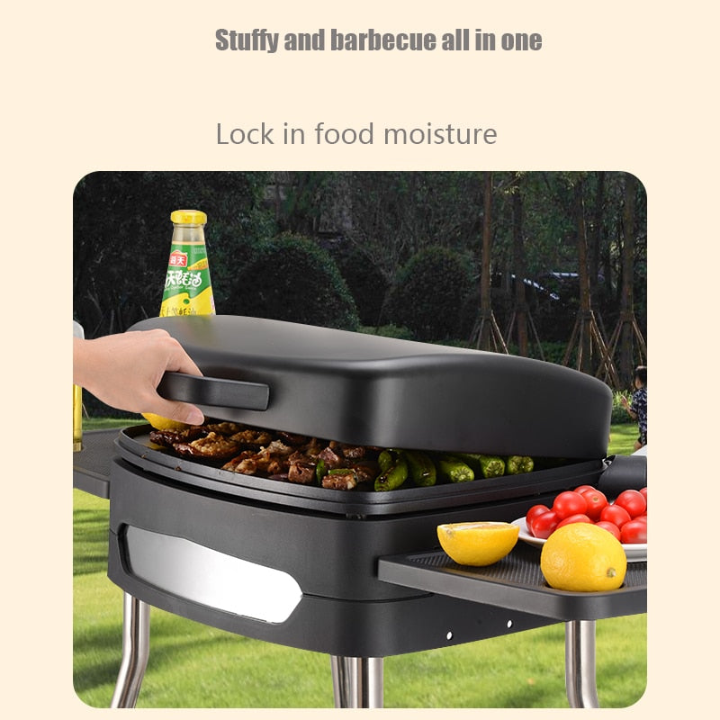 Mobiler Elektrogrill zum Grillen